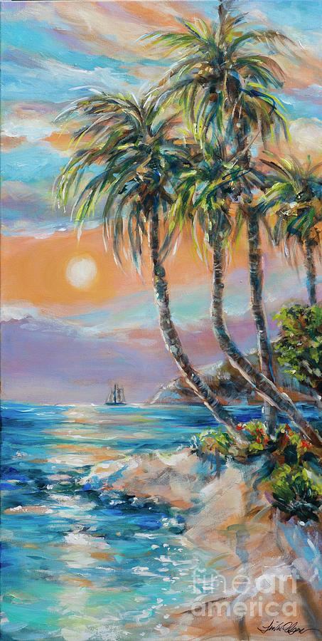 Paradise from the West Painting by Linda Olsen
