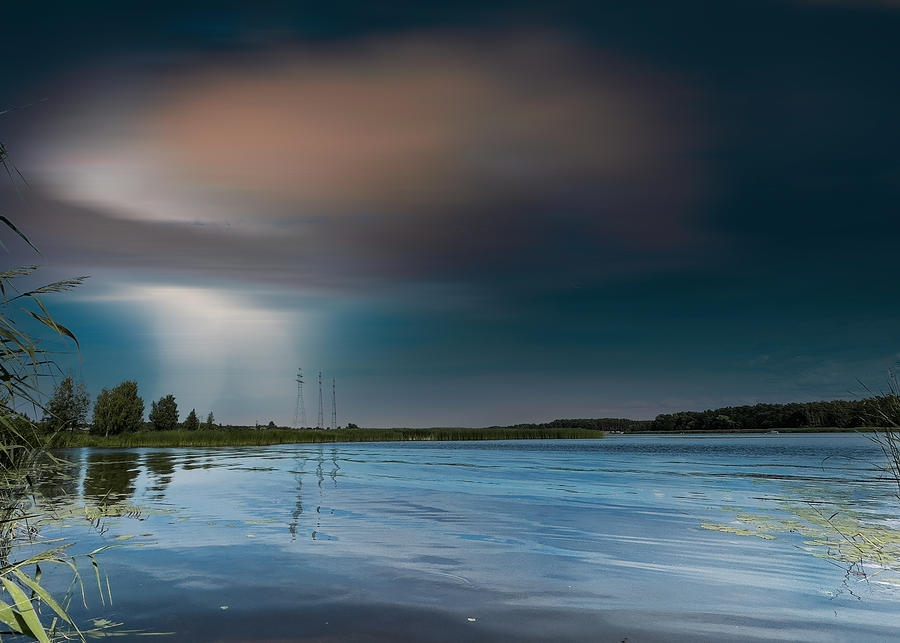 Paradise River In Blue  Photograph by Aleksandrs Drozdovs