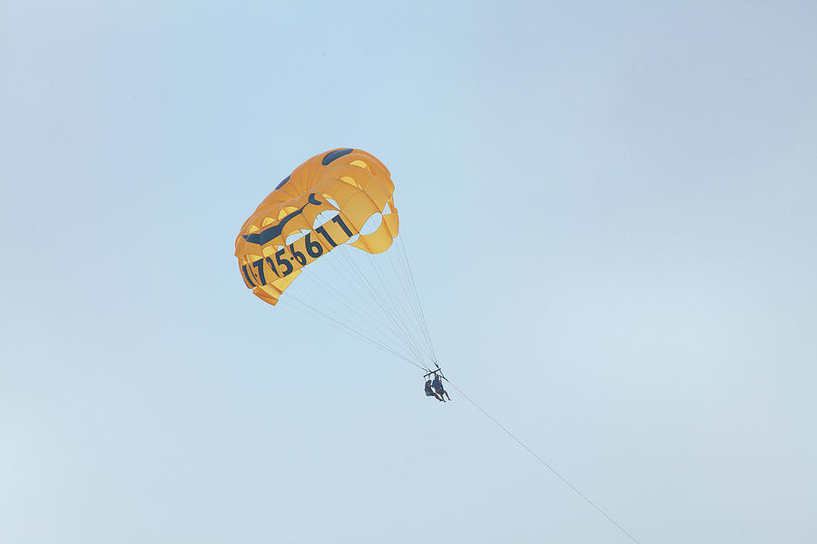 Paragliding Photograph by Ram Vasudev