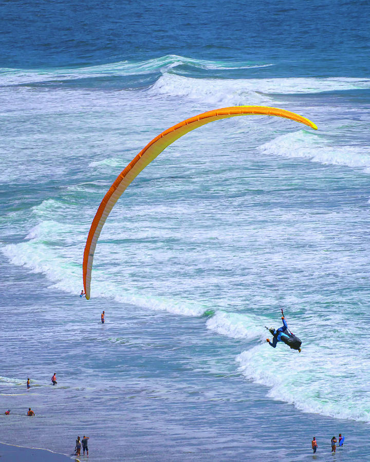 Paragliding on a Breezy Afternoon 2 5.30.22 Photograph by Lindsay Thomson