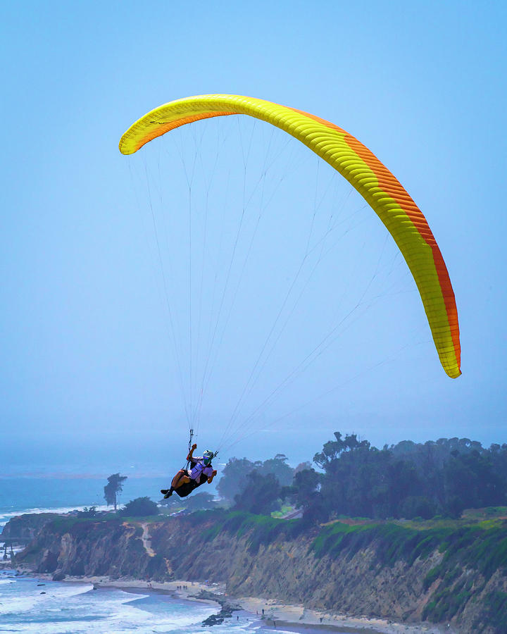 Paragliding on a Breezy Afternoon 7 5.30.22 Photograph by Lindsay Thomson