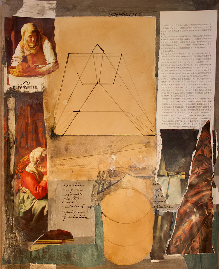 Collage Mixed Media - Paralipomenon 1 by Noe Badillo Collage Mixed Media - Paralipomenon 1 by Noe Badillo