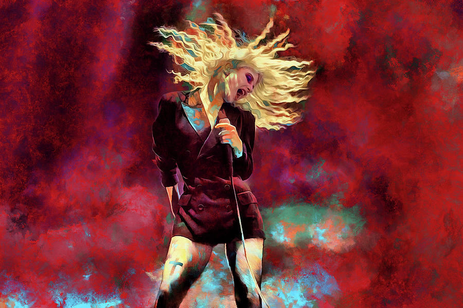 Hayley Williams Mixed Media - Paramore Hayley Williams Art Careful by The Rocker Chic