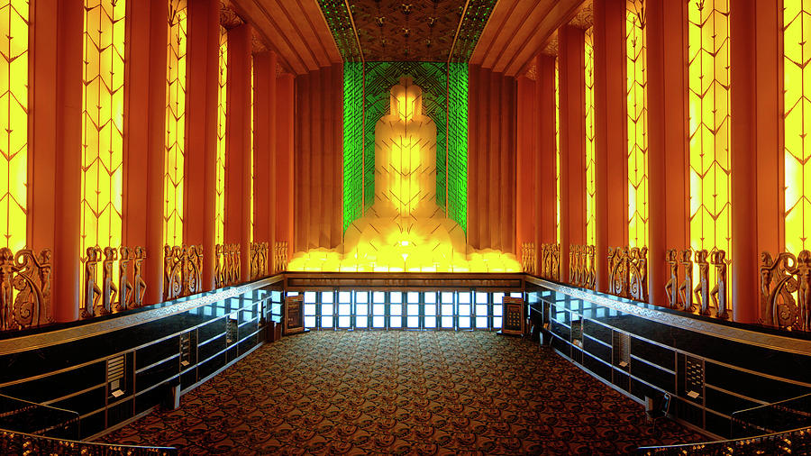 Paramount Theater Entrance, Art Deco Masterpiece, Oakland California 16-9 Photograph by Kathy Anselmo