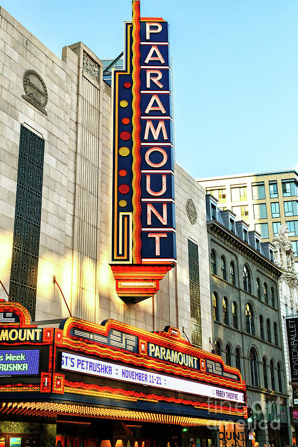 Paramount Theatre in Boston Photograph by John Rizzuto