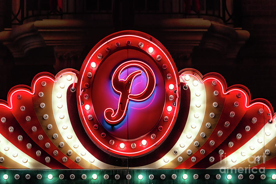 Paramount Theatre Marquee Photograph by Bee Creek Photography - Tod and Cynthia