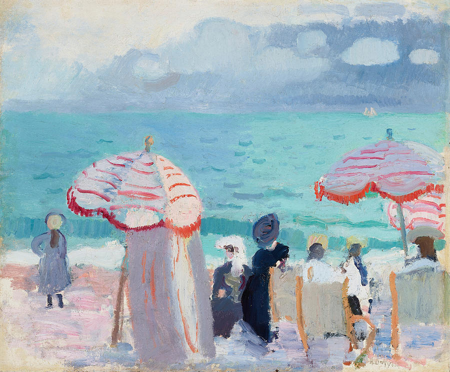  Parasols Painting by Raoul Dufy