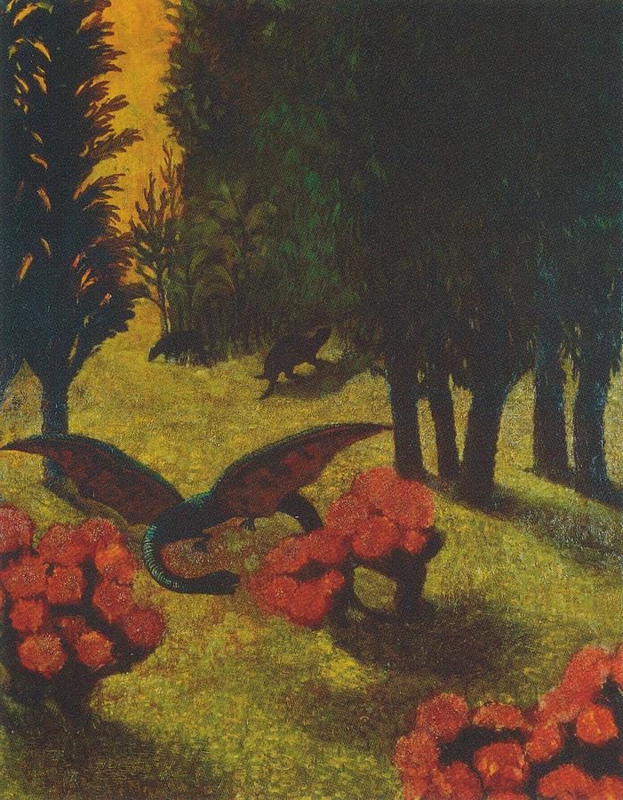 Oscar Painting - Paratiisi by Oscar Parviainen