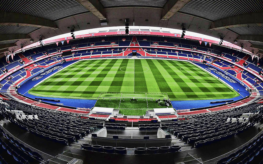 Parc des Princes, 4k, Stade des Lumieres, empty stadium, Paris Saint ...