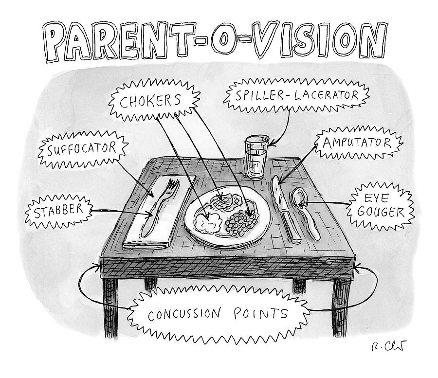 Parent O Vision Drawing by Roz Chast