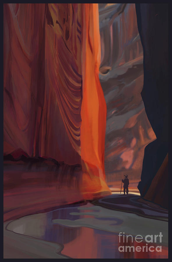 Paria Canyon Utah Painting by Sassan Filsoof