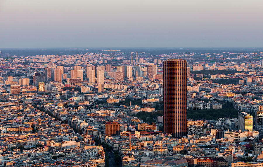 Paris Photograph - Paris- aerial view by Razvan Radu