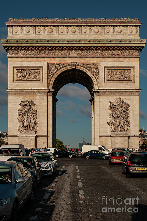 Paris Arc De Triomphe  Photograph by Bob Phillips