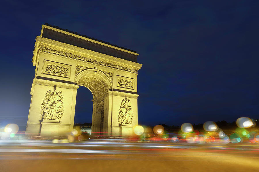 Paris - Arc de Triomphe  Photograph by Philippe Lejeanvre