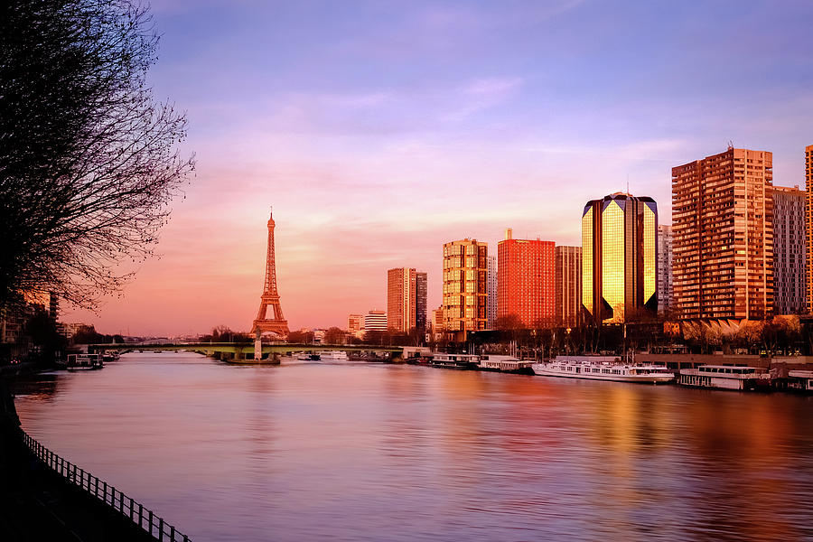 paris dusk