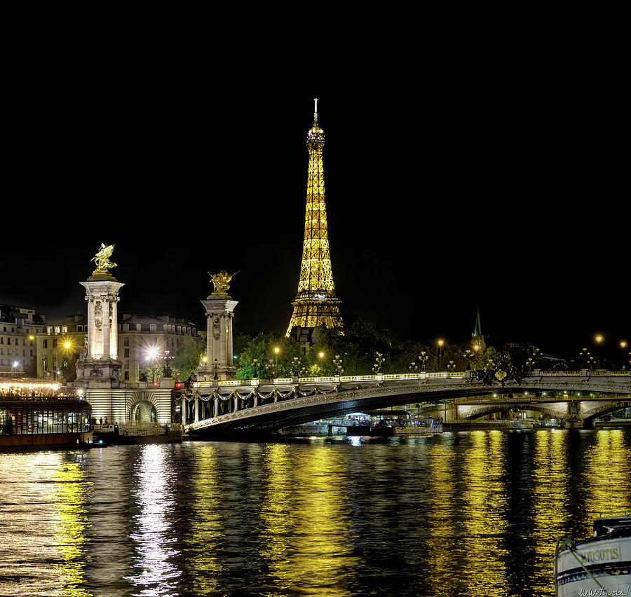 Paris at Night 01 Photograph by Weston Westmoreland