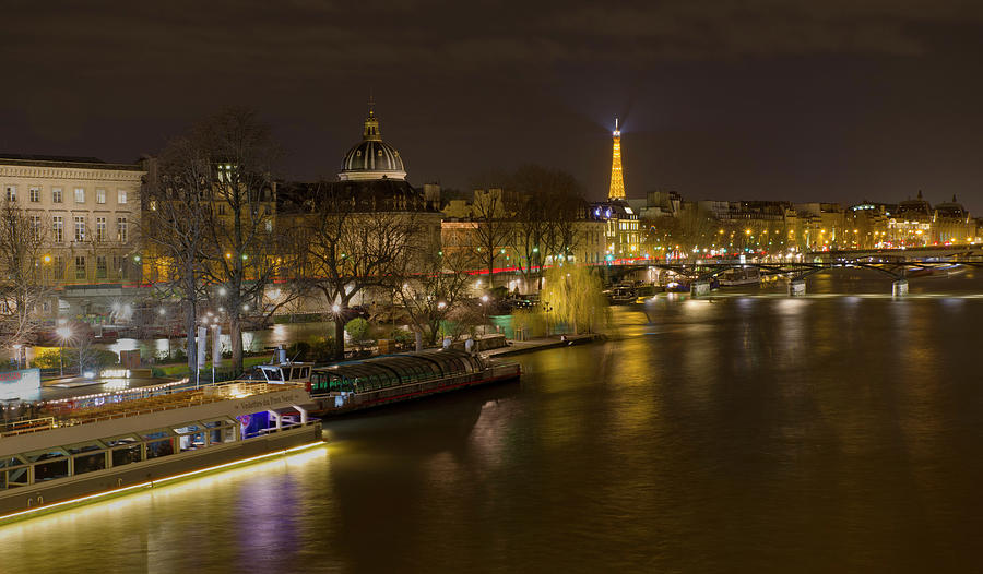 Paris at Night 1 Photograph by Paul Riedinger