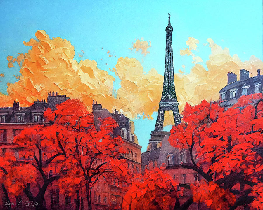 Paris - Autumn Afternoon Digital Art by Mark Tisdale