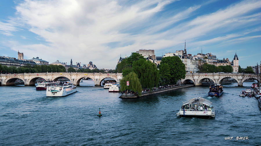 Paris by Boat Photograph by Walt  Baker