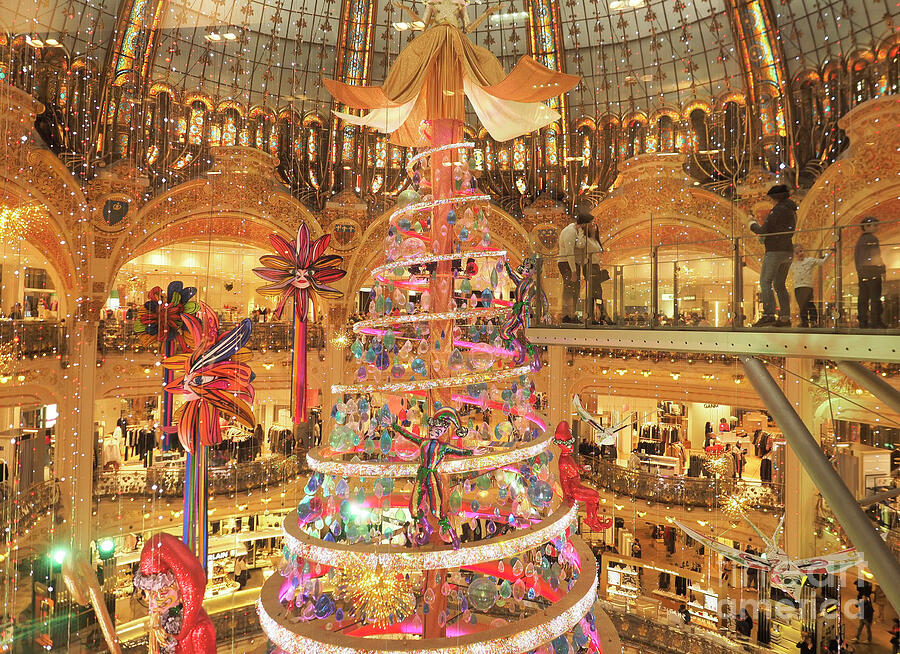 PARIS CHRISTMAS TREE n PICS. Photograph by Alexander Vinogradov