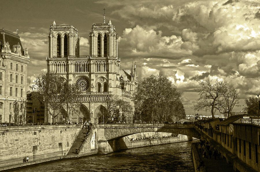 Notre Dame Photograph by Peter Sylvester Notre Dame Photograph by Peter Sylvester