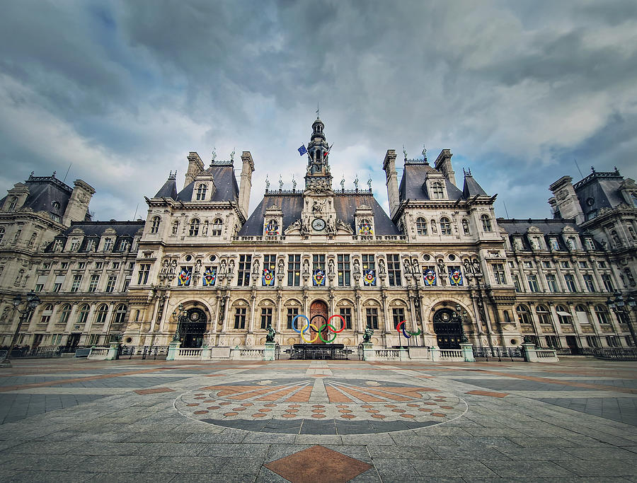 Paris City Hall Photograph By Psychoshadow Art Fine Art America 4648