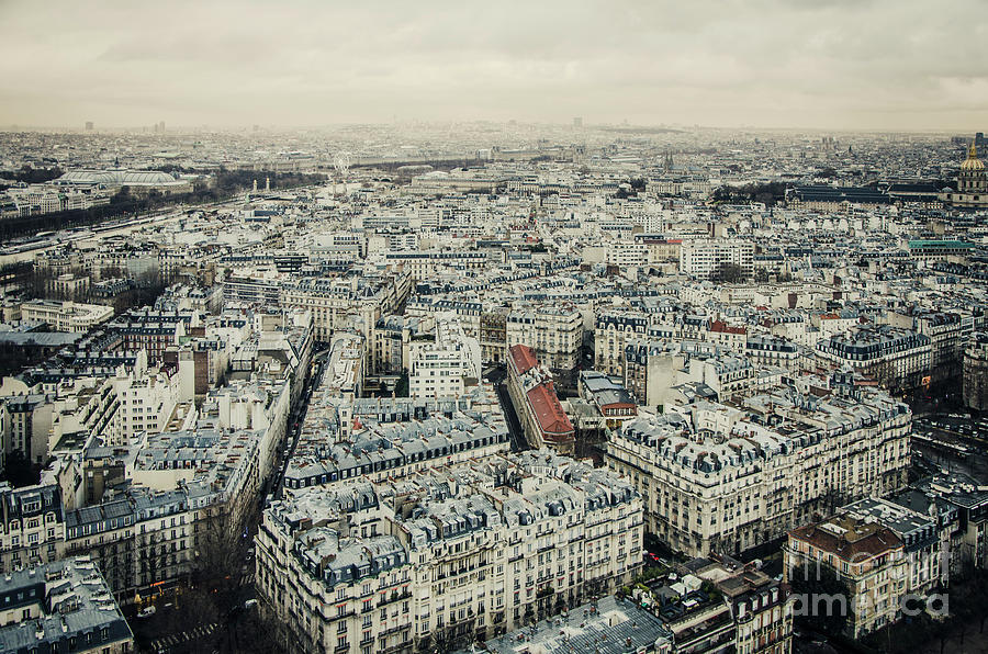 Paris cityscape Photograph by Perry Van Munster
