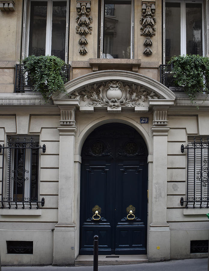 Paris Doors rue Catherine Rochefoucauld Photograph by D Cochener | Fine ...