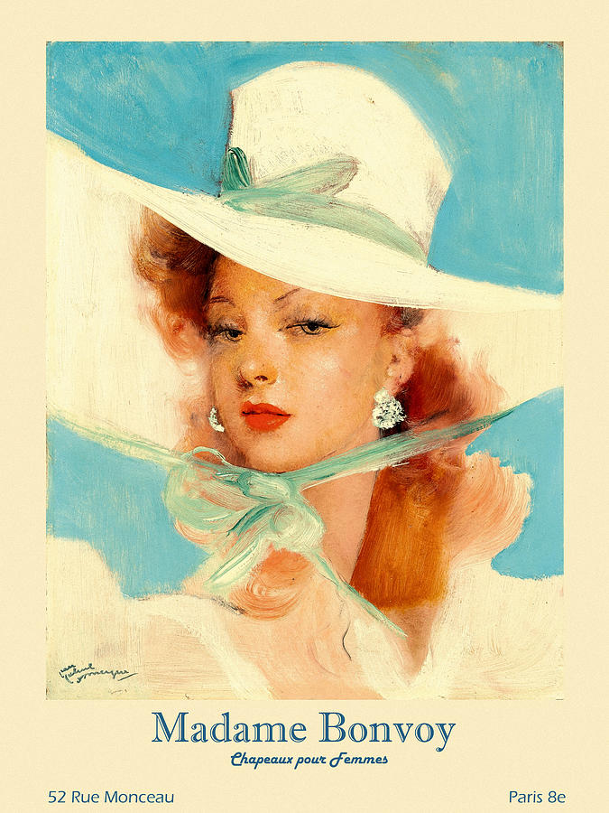 Paris Hat Shop Advertisement Photograph by Andrew Fare