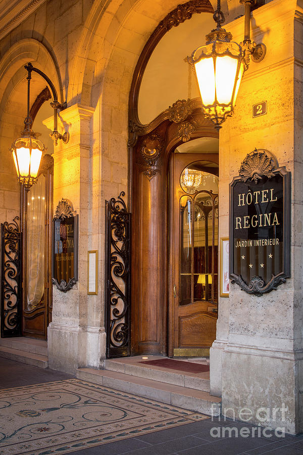 Paris - Hotel Regina - Front Door Photograph