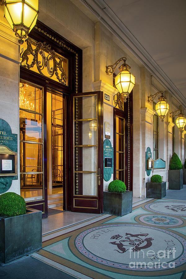 Paris - Hotel Regina - Front Door II Photograph by Brian Jannsen