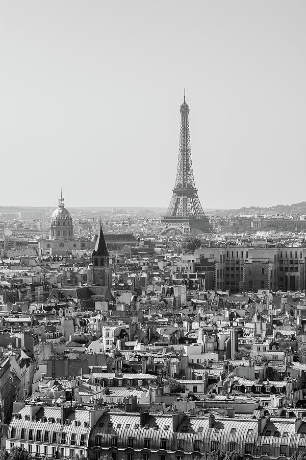 Paris Photograph - Paris in Black and White by Pierre Leclerc Photography