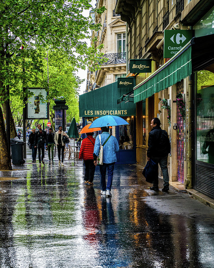Paris In The Rain Photograph by Chris Lord