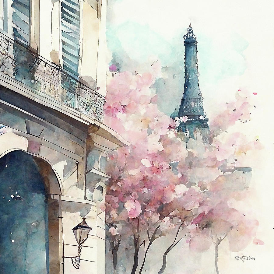 Paris Photograph - Paris in the Springtime-Eiffel Tower by Betty Denise