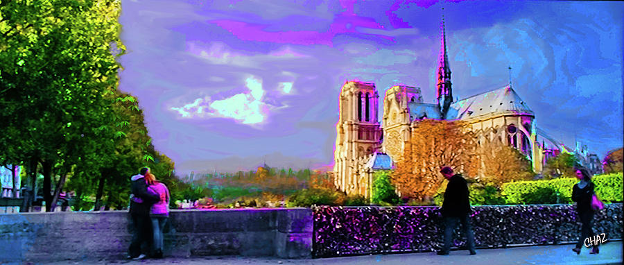 Paris Is For Lovers Digital Art by CHAZ Daugherty