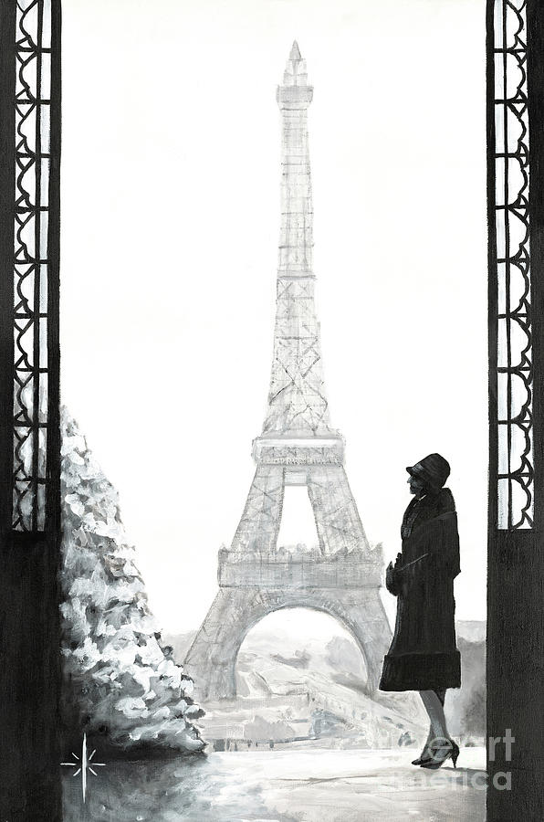 Paris Painting by Jodie Marie Anne Richardson Traugott          aka jm-ART