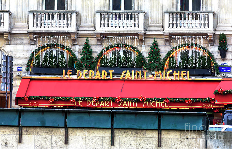 Paris Le Depart Saint-Michel Photograph by John Rizzuto