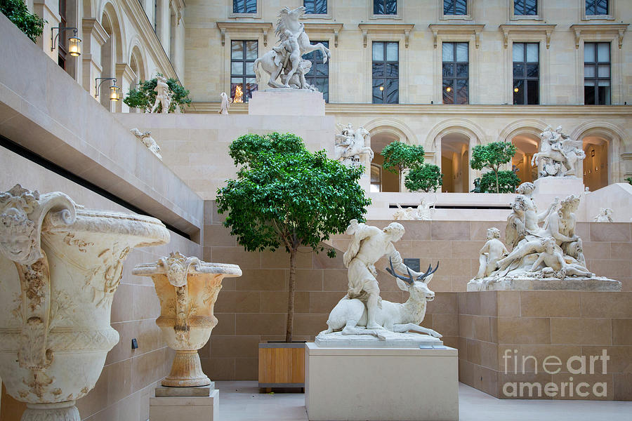 Paris - Louvre Museum - Richelieu Wing Photograph