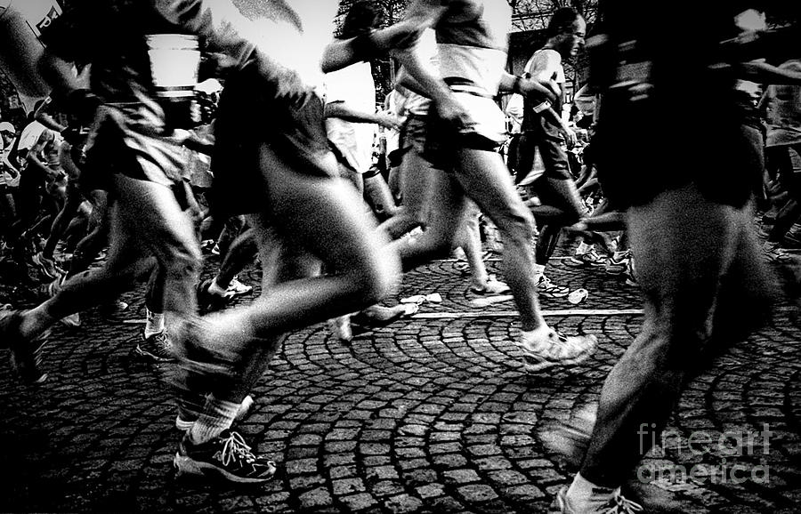 Paris Marathon  Photograph by Cyril Jayant
