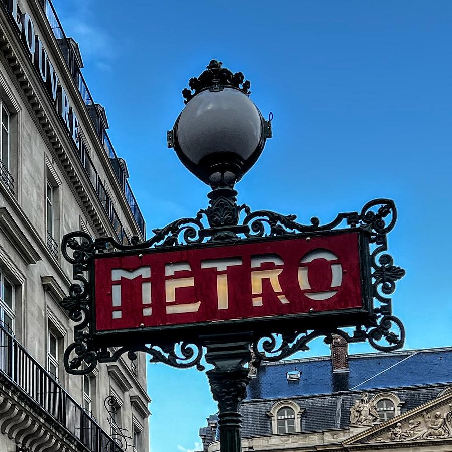 Paris Metro Sign Painting by A List Art Gallery - Fine Art America