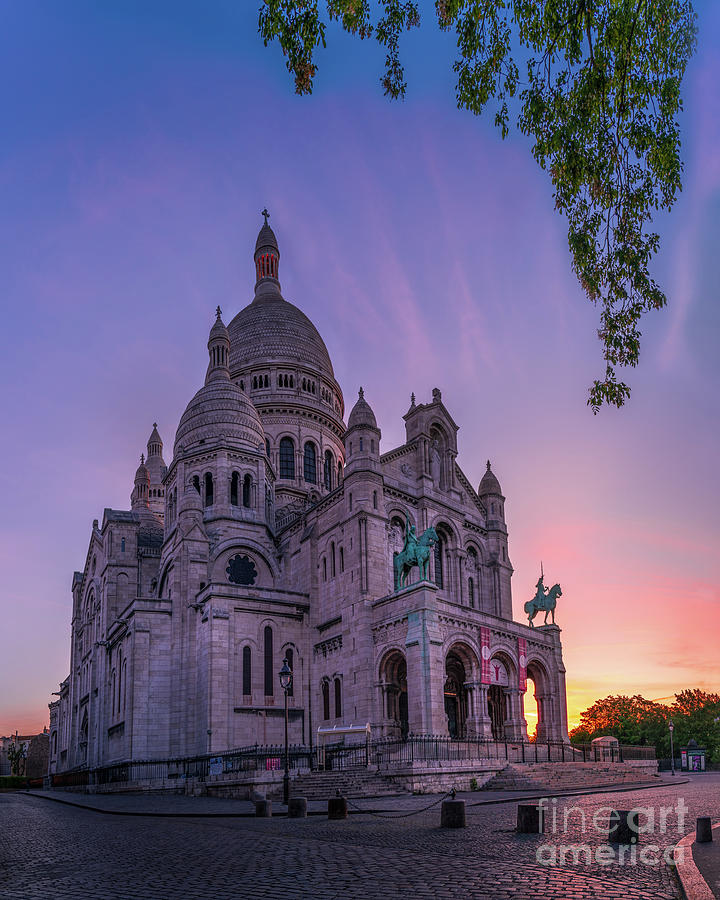 Paris Photograph - Paris Montmartre Sacre Coeur Sunrise by Thomas Speck Paris Photograph - Paris Montmartre Sacre Coeur Sunrise by Thomas Speck