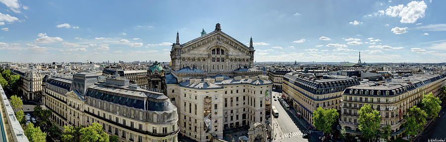 Paris Opera from Lafayette Photograph by Weston Westmoreland
