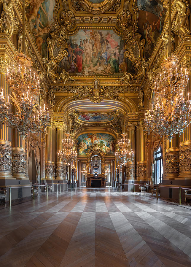 Paris Opera Main Hall Photograph by Dave Koch