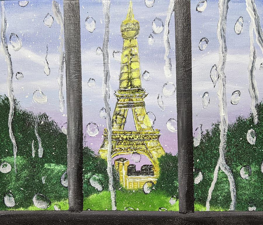 Paris Rain Painting