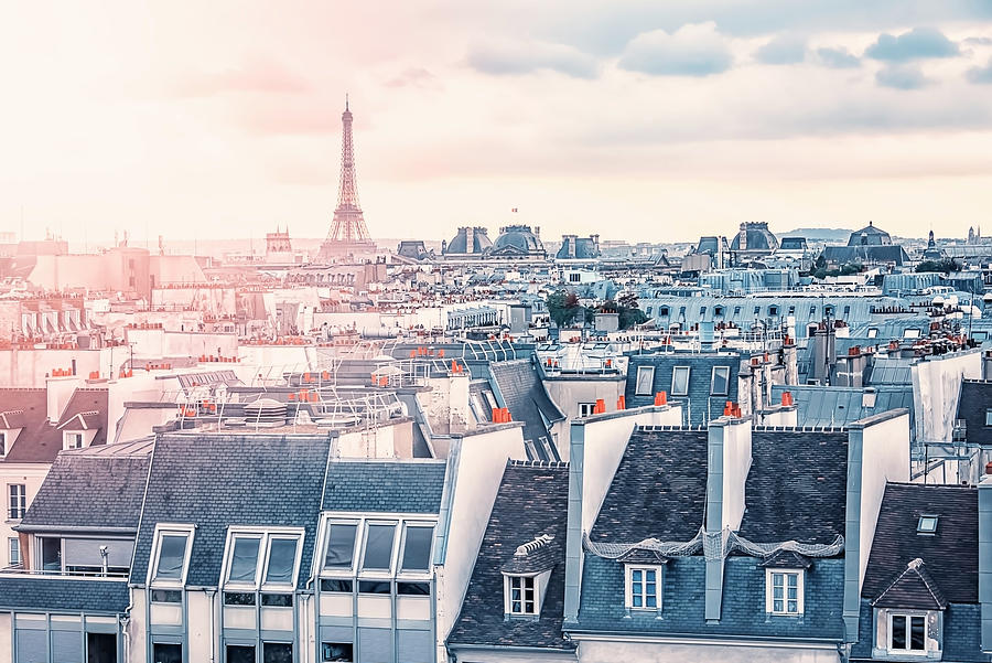 Architecture Photograph - Paris Roofs by Manjik Pictures