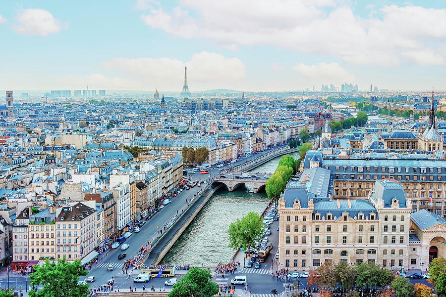 Paris Roofs Photograph by The Luxury Art Collection - Fine Art America