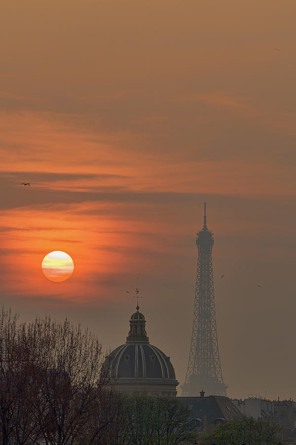 Paris Sunset I Photograph by Mark Harrington