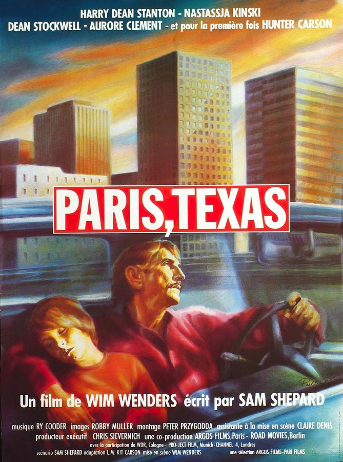 Paris Mixed Media - Paris, Texas, 1984 by Movie World Posters