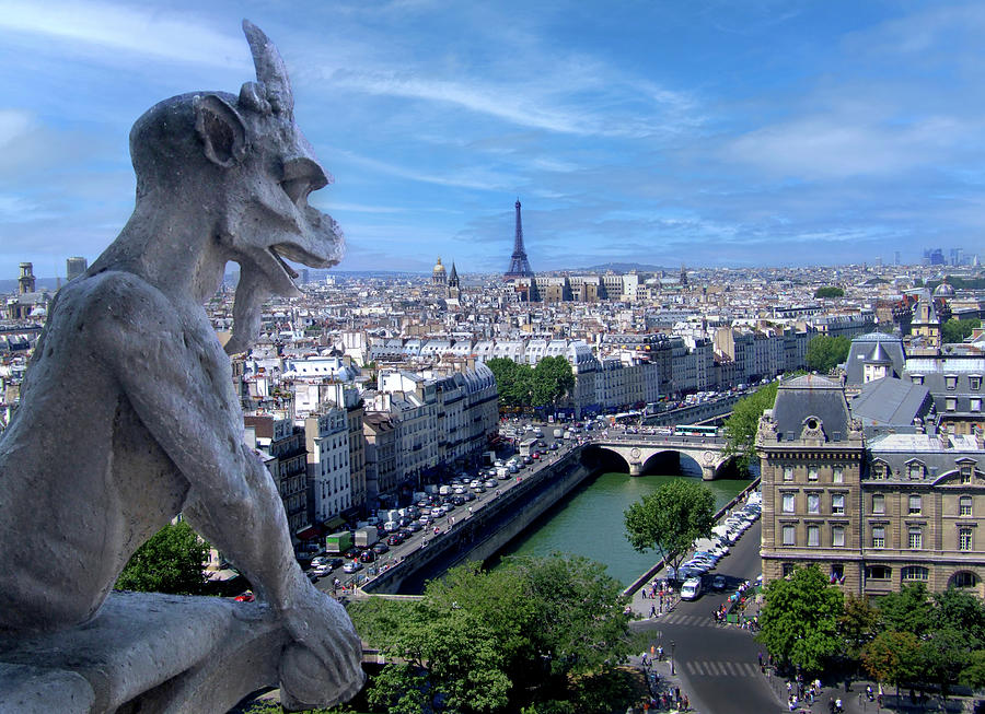 Paris, View From Notre Dame Photograph