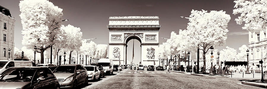 Paris Winter White Collection - Champs Elysees Photograph by Philippe HUGONNARD